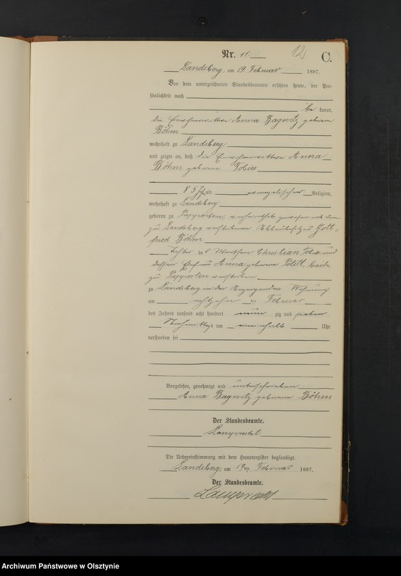 image.from.unit.number "Sterbe-Neben-Register Nr 1 - 60"
