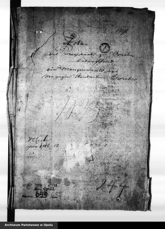 Obraz 4 z jednostki "Acta des Magistrats zu Oppeln betreffend die Manquements des Magazin Rendanten Schreiber pro 1816 Vol. I"