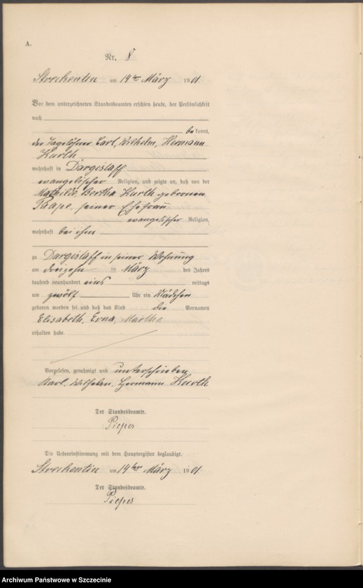 Obraz 11 z jednostki "Geburts-Register (Neben-Register)"