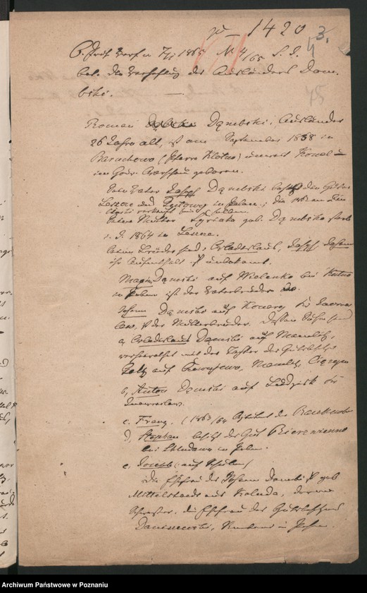 Obraz 7 z jednostki "A. betr. Dąbski Roman Graf /Roman Dąmbski/"