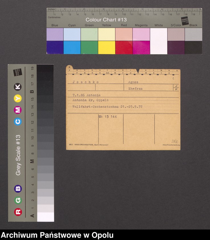 Obraz 3 z jednostki "[Joschko Agnes, ur. 7.01.1886 r. Antonia]"