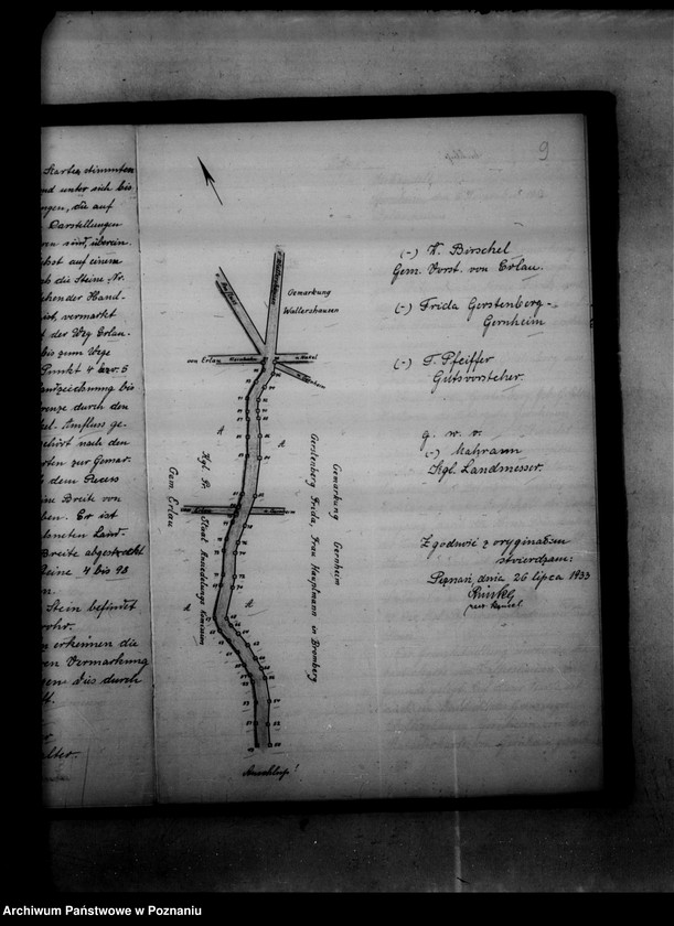 Obraz 12 z jednostki "Protokoły graniczne - odpis /majątków ziemskich/"