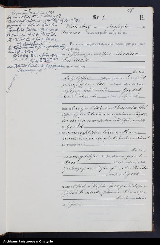 image.from.unit.number "Heiraths-Neben-Register Nr 1 - 41"