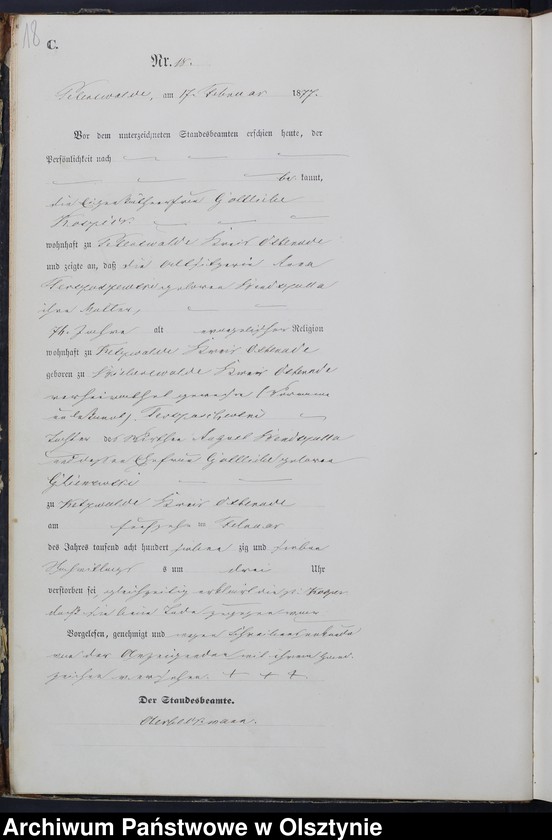 image.from.unit.number "Sterbe-Haupt-Register Nr 1 - 95"