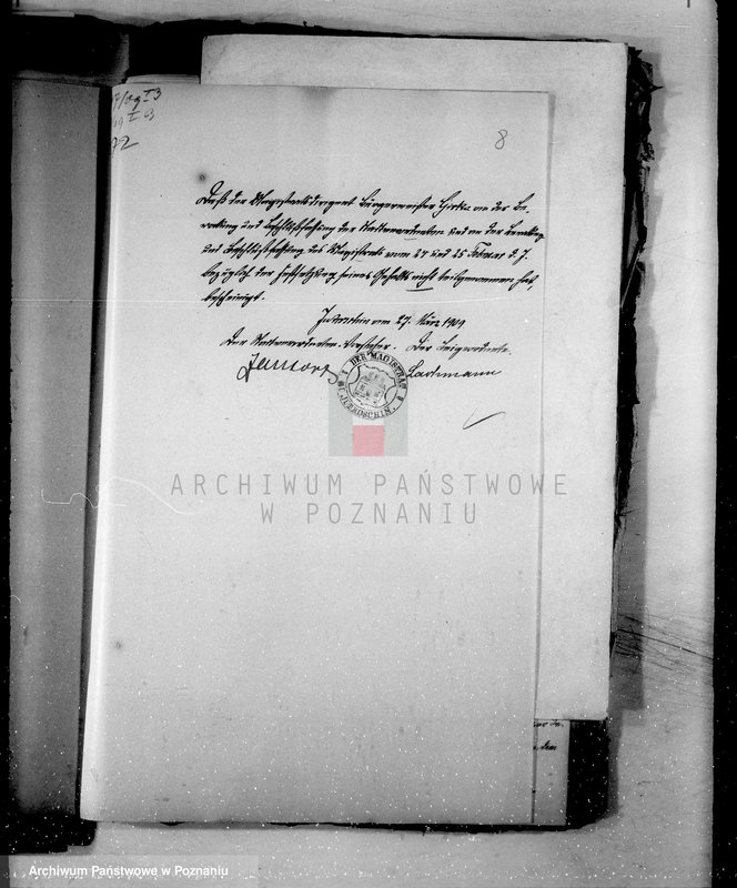 Obraz 12 z jednostki "Anstellung und Versorgung der kommunalbeamten in der stadt Jutroschin"