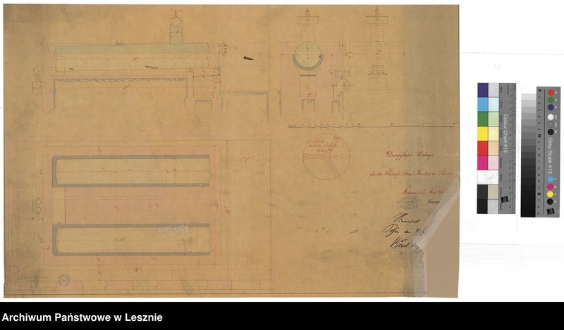 Obraz 1 z jednostki "Rawicz miasto. Projekt kotłowni ogrzewania parowego dla więzienia."