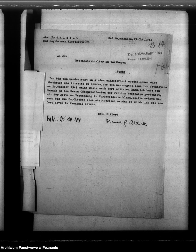 Obraz 17 z jednostki "Notdienstverpflichtung der Ärzte"