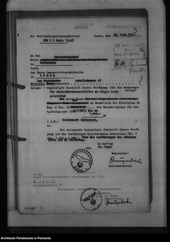 Obraz 7 z jednostki "Amtsgericht Krotoschin - Krotoszyn"