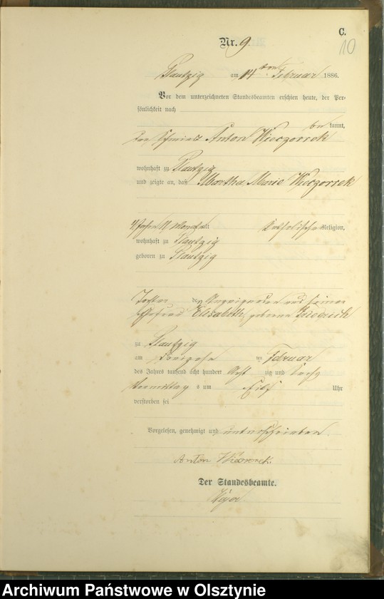 image.from.unit.number "Sterbe-Haupt-Register Nr 1 - 27"