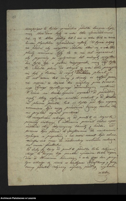 Obraz 12 z jednostki "[Informacja w sprawie miasta Leszna z Dominium]"