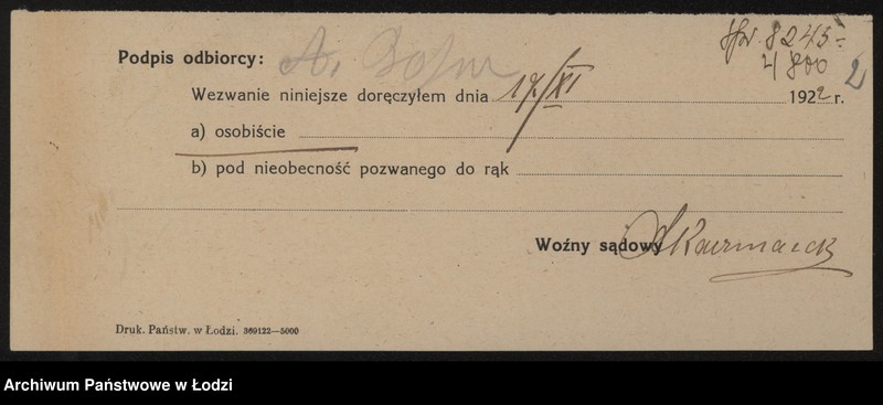 Obraz 4 z jednostki "Abram Majer Bojm- sklep spożywczy"