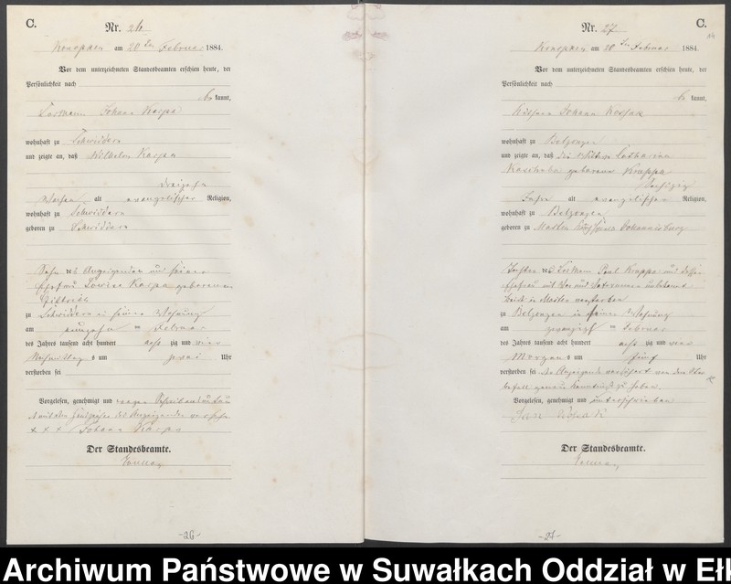 image.from.unit.number "[Sterbe-Haupt-Register des Königlich Preussischen Standes-Amtes Belzonzen Kreis Johannisburg]"