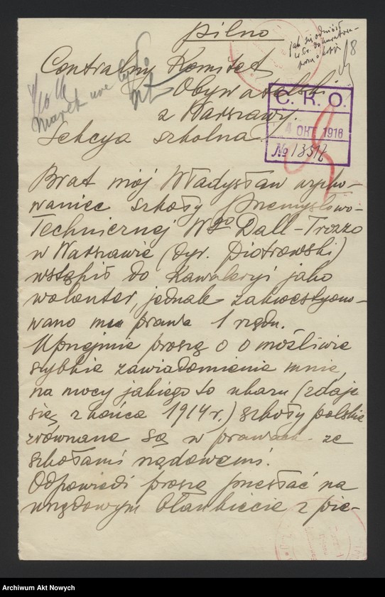 image.from.unit.number "Korespondencja w sprawie otwarcia szkół, posad w szkołach i ochronach, podręczników szkolnych, pudeł misjonarskich, kursów przygotowawczych oraz zgłoszenia na kursy dla ochroniarek."