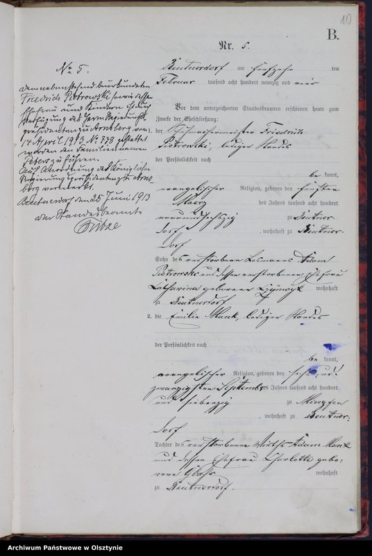 image.from.unit.number "Heiraths-Haupt-Register Nr 1 - 36"