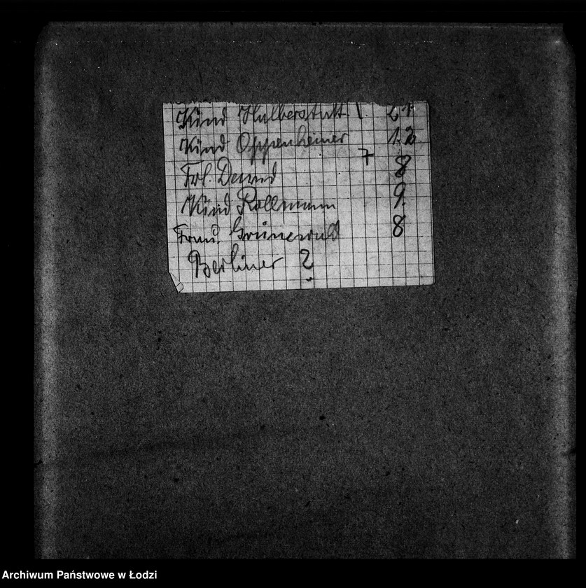 Obraz 10 z jednostki "Elektrische Strassenbahn [Zasiłki chorobowe dla pracowników wydziału, zaświadczenia lekarskie, listy pracowników]"