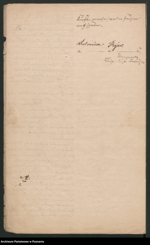 Obraz 20 z jednostki "A. betr. Stanislaus Rejer, Amtmann"