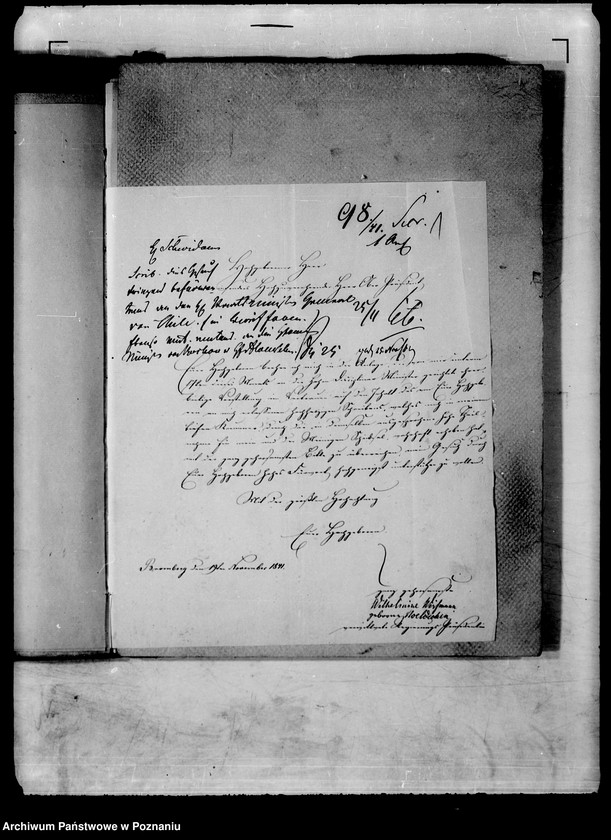 Obraz 6 z jednostki "Die der Witwe des verstorbenen Regierungspräsidenten Wissmann zu Bromberg bewilligte Pension und Kinderziehungsgelder."