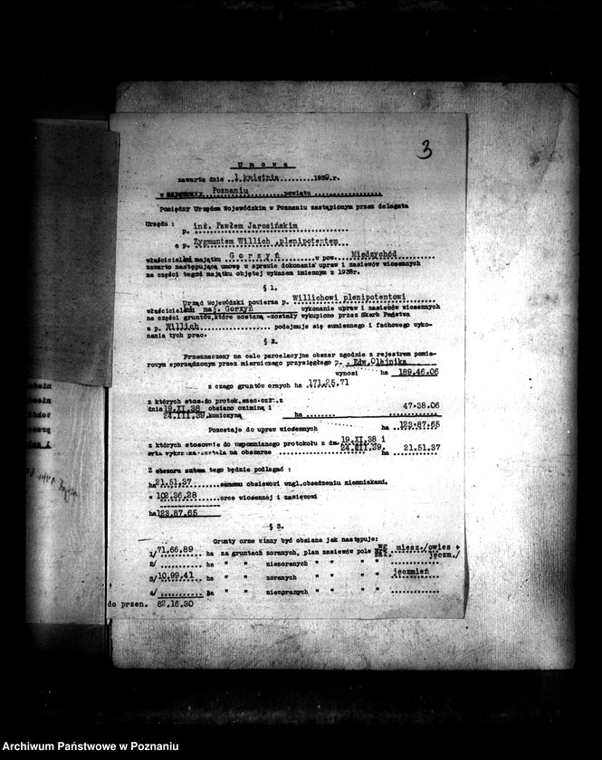 Obraz 7 z jednostki "Sprawy administracji przejściowej majątku Gorzyń powiatu międzychodzkiego"