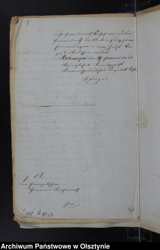 image.from.unit.number "Eintausch des zur hiesigen Pfarrer gehörenden Scheunengartens gegen Grundplätze gehörende dem Rokittke"