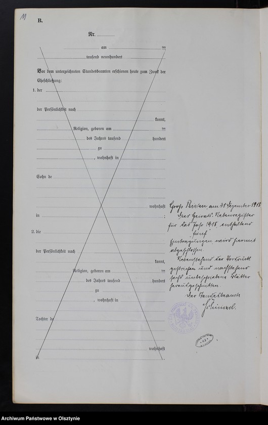 image.from.unit.number "Heiraths-Neben-Register Nr 1 - 5 [ Księga małżeństw - wtóropis ]"