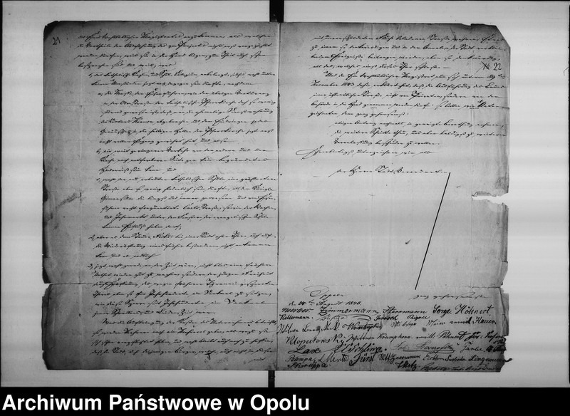 Obraz 20 z jednostki "Acta des Magistrats zu Oppeln betreffend: die Eröffnung des Nikolaithores de Anno 1843"