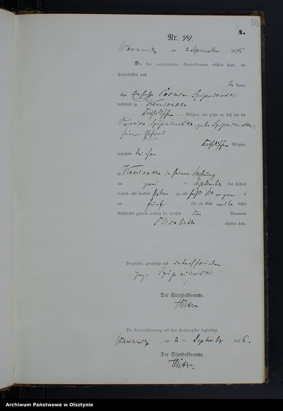 image.from.team "Urząd Stanu Cywilnego w Wielkich Bałówkach pow. nowomiejski"