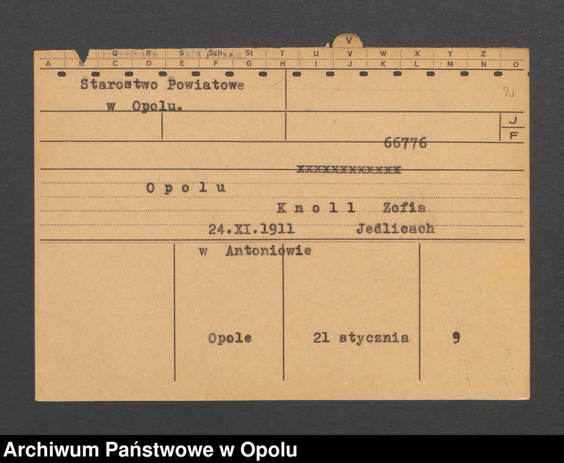 Obraz 4 z jednostki "[Nowak Franziska, ur. 9.3.1888 Beuthen]"