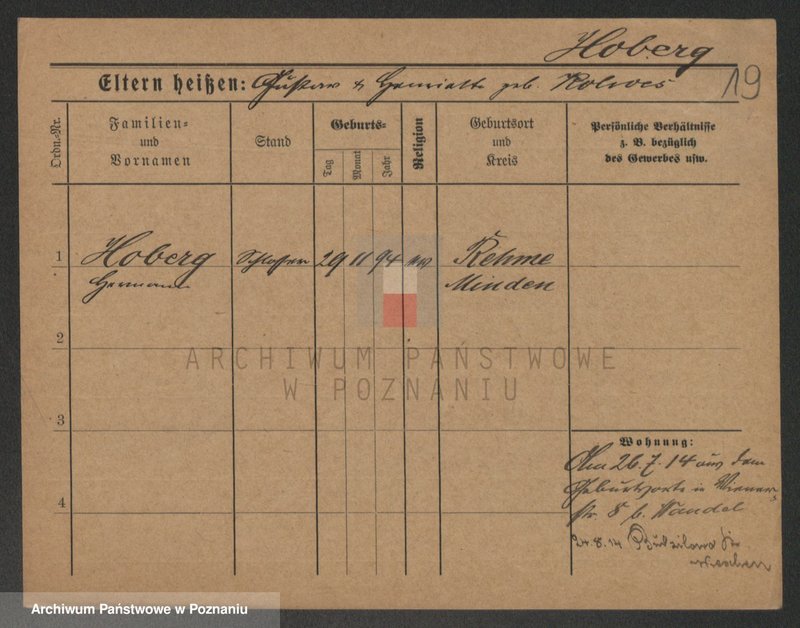 Obraz 19 z jednostki "Hoag - Hofman Ignacy (żonaci)"