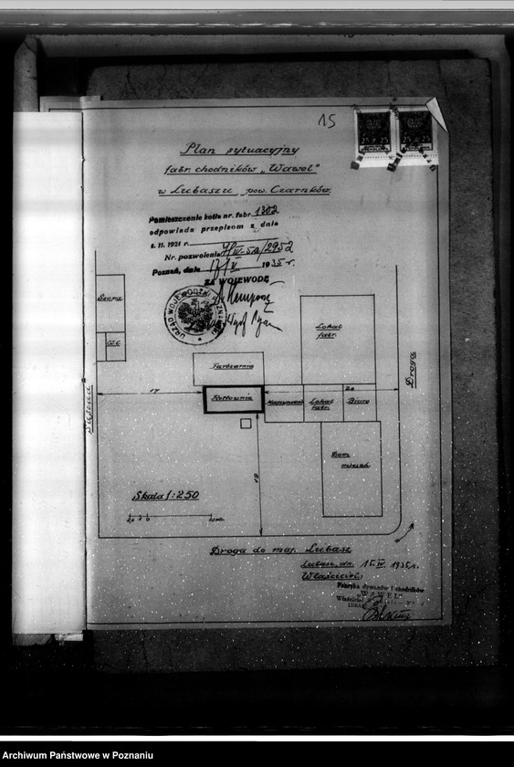 Obraz 18 z jednostki "Fabryka dywanów i chodników w Lubaszu pow. czarnkowski - St. Kluz nr fabryczny kotła 3102 nr woj. kotła 2952"