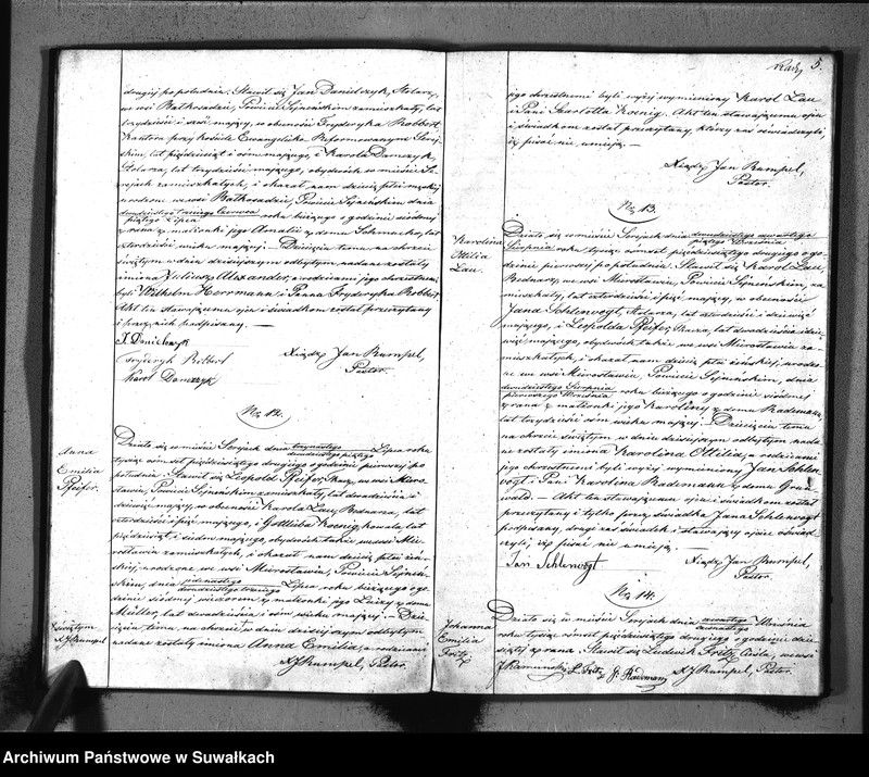 image.from.unit.number "Duplikat Aktów Stanu Cywilnego Urodziń, Małżeństw i Zejść Parafii Ewangelicko-Reformowanej Serejskiej na rok 1852"