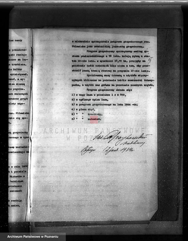 Obraz 9 z jednostki "Plan urządzenia gospodarstwa leśnego majątku Chlewiska w powiecie szamotulskim"