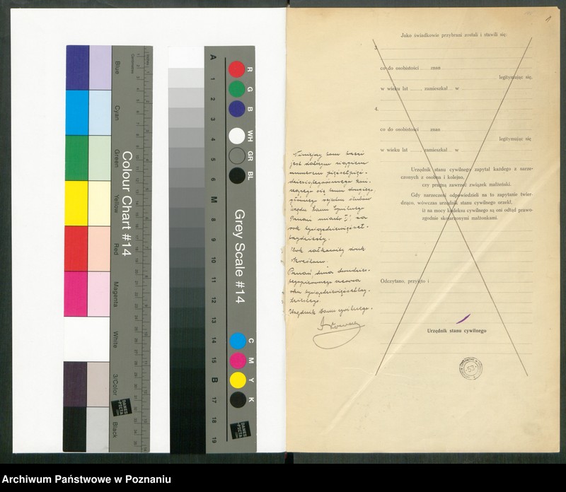 Obraz 3 z jednostki "Księga miejscowa małżeństw tom III [Rejestr główny małżeństw]"