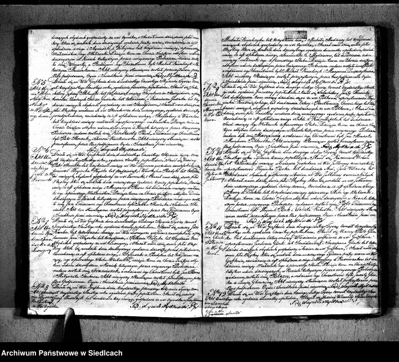 Obraz z jednostki "Akta urodzin, małżeństw, zgonów"