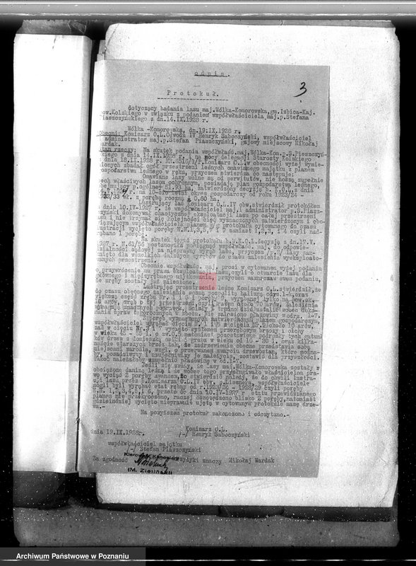 Obraz 7 z jednostki "Sprawa zniesienia nakazu zabraniającego prowadzenia użytkowania lasu w majątku Wólka-Komorowska powiat kolski gmina Izbica"