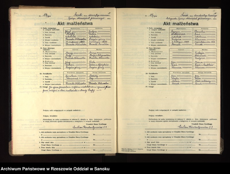 image.from.unit.number "Księga małżeństw"