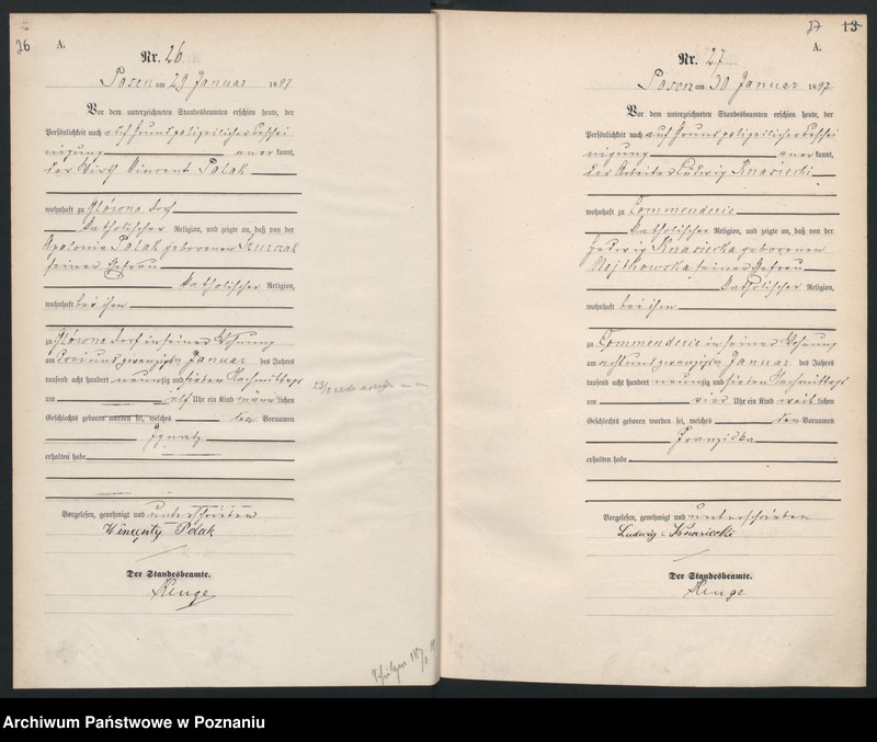 Obraz 16 z jednostki "Księga urodzeń"