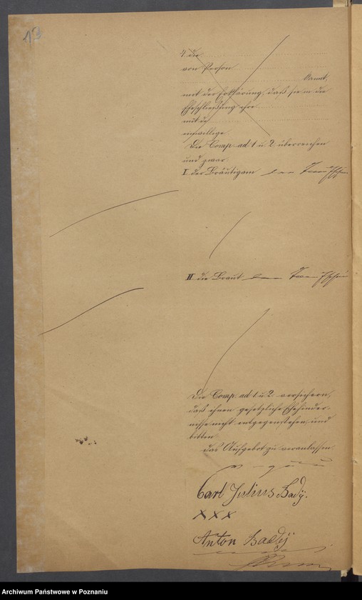 Obraz 15 z jednostki "Die von den Verlobten beigebrachten Urkunden zur Eheschliessung pro 1876"