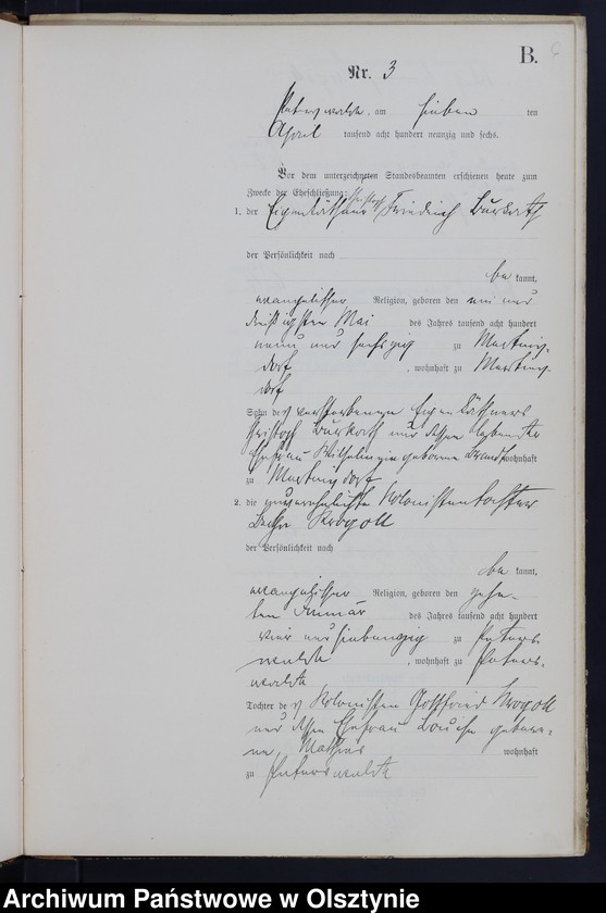 image.from.unit.number "Heiraths-Neben-Register Nr 1 - 20"