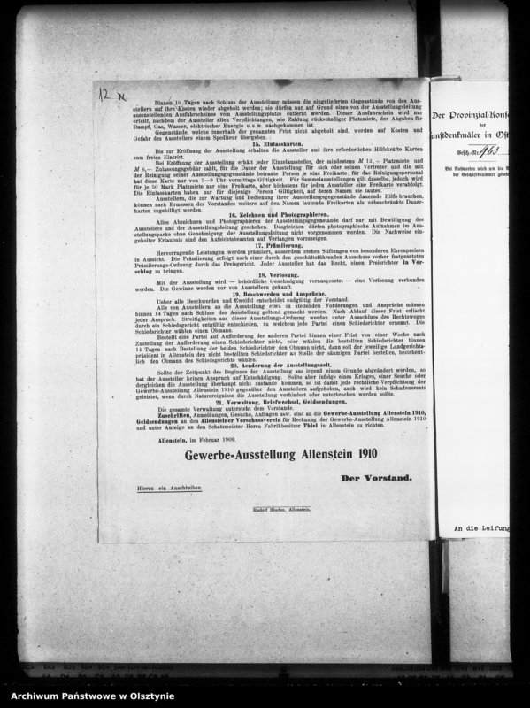 image.from.unit.number "Allenstein, Gewerbeausstellung 1910"