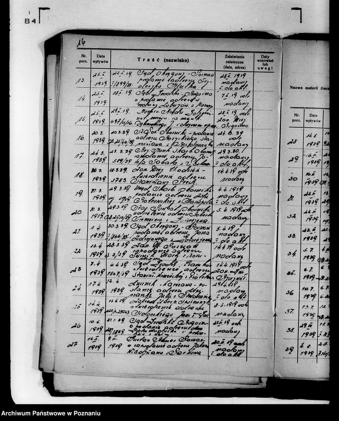 Obraz 20 z jednostki "Spisy spraw /Referat IV/ Wydział Pracy i Opieki Społecznej"