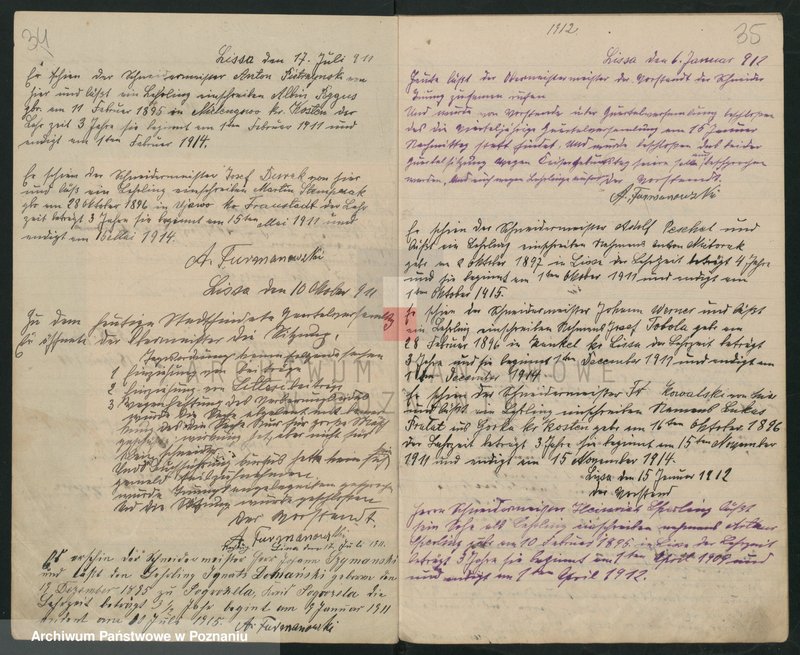 Obraz 20 z jednostki "Protokollbuch für die Schneiderinnung zu Lissa"