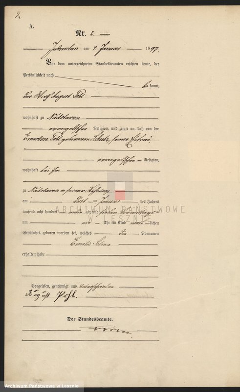 Obraz 5 z jednostki "[Księga urodzeń]"