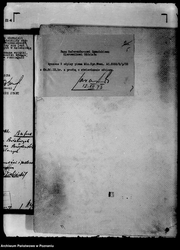 Obraz 8 z jednostki "/Sprawy obywatelstwa/"