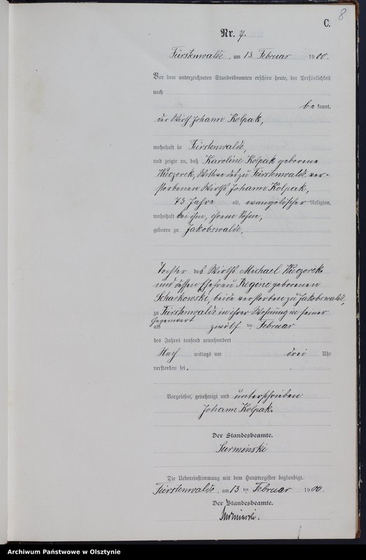 image.from.unit.number "Sterbe-Neben-Register Nr 1 - 69"