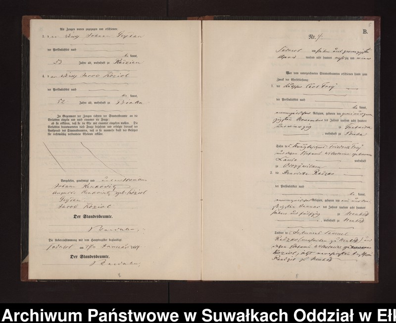 image.from.unit.number "Heiraths-Neben-Register des Preussischen Standes-Amtes Neuhoff Kreis Loetzen"