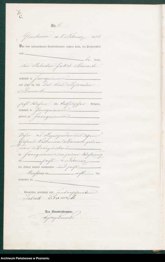 Obraz 8 z jednostki "Sterbe-Haupt-Register"