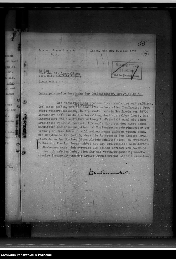 Obraz 19 z jednostki "Personelle Besetzung der Landratsämter"