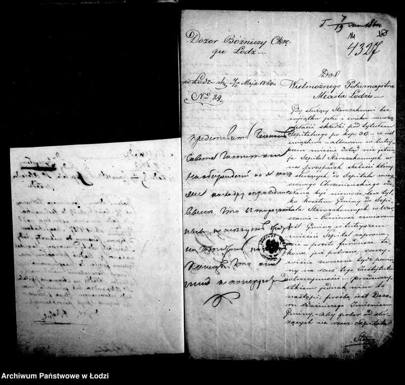 Obraz 14 z jednostki "Akta w przedmiocie szpitala"