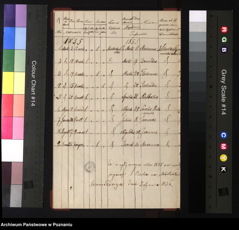 Obraz 3 z jednostki "Duplicat baptisatorum"