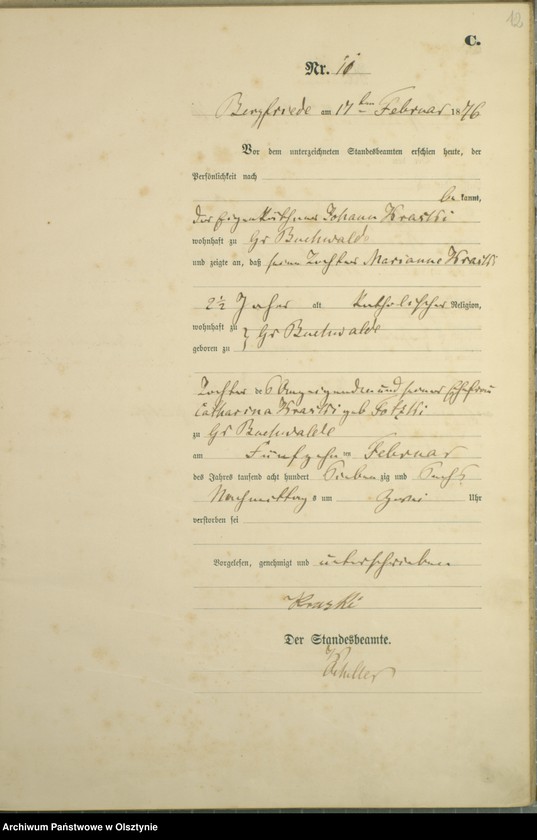image.from.unit.number "Sterbe-Haupt-Register Nr 1 - 62"